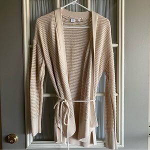 Gap open knit tan sweater